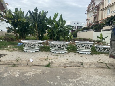 Cơ sở chậu hoa Thế Sơn - chậu hoa dán sành sứ - chậu khảm sành - cẩn miễng 9