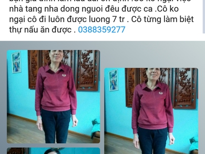 Cô  1973 tìm việc giúp việc gia đình 4