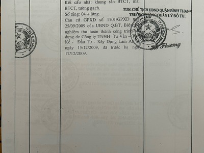 Bán nhà HXH , ngay mặt tiền Đinh Bộ Lĩnh, p15, Bình Thạnh. DT:6x13, 1tr4l, giá:12.9 tỷ 3