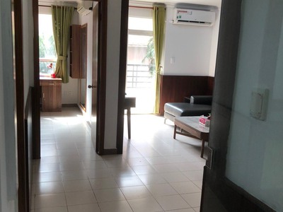 Cho thuê căn hộ chung cư Phúc Thịnh - 341 Cao Đạt, P1, Q.5: -	Tầng thấp, 70m2, 2 PN, 1 WC, có bancon 6
