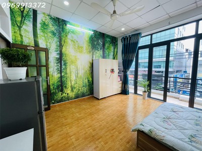 Diện tích 30m2 nội thất cao cấp máy giặt riêng trên đường đinh bộ lĩnh - bình thạnh  gần ngã 4 hàng 0