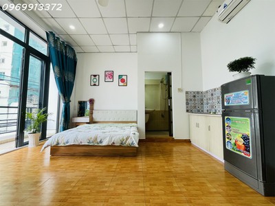 Diện tích 30m2 nội thất cao cấp máy giặt riêng trên đường đinh bộ lĩnh - bình thạnh  gần ngã 4 hàng 4