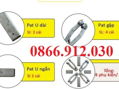 Pát sắt bản lề chân bàn xếp gọn 2