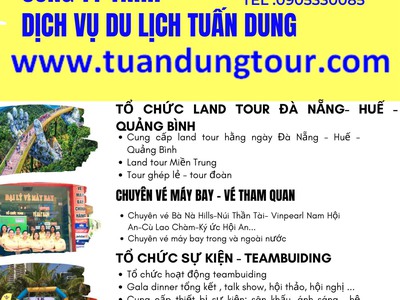 TOP 3 Dịch vụ thuê xe du lịch tốt nhất tại Đà Nẵng---Tuấn Dung Tourist 6
