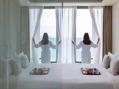 Cắt lỗ  bán căn hộ biển À La Carte 2Pn, full nội thất - sẵn sổ lâu dài, vào nhận tiền thuê ngay 15