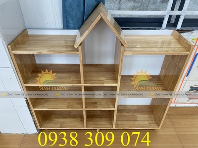 Kệ gỗ montessori, kệ gỗ mầm non nhiều mẫu giá rẻ 5