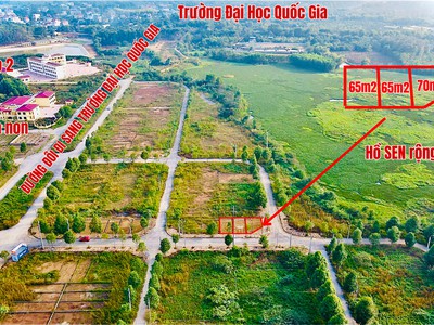 Chính chủ  bán lô góc 70m2 -150m2-85m2 tại khu tđc đại học quốc gia hòa lạc 1