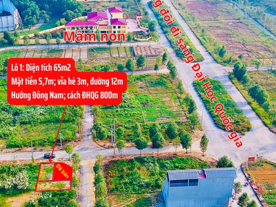 Chính chủ  bán lô góc 70m2 -150m2-85m2 tại khu tđc đại học quốc gia hòa lạc 2