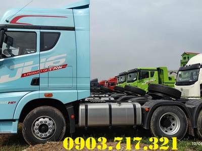 Xe đầu kéo Faw 2 cầu 460Hp mới 2023 siêu tiết kiệm nhiên liệu 0