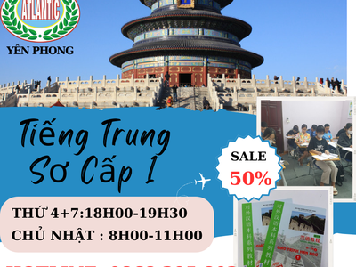 Ưu đãi cùng nhiều phần quà hấp dẫn khi đăng kí khóa học tiếng trung 0