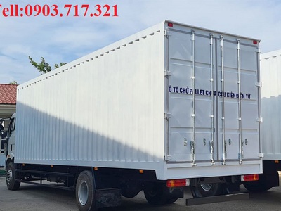 Xe tải Faw 6T8 thùng Container 9m7 chở pallet điện tử sẵn xe giao ngay 9