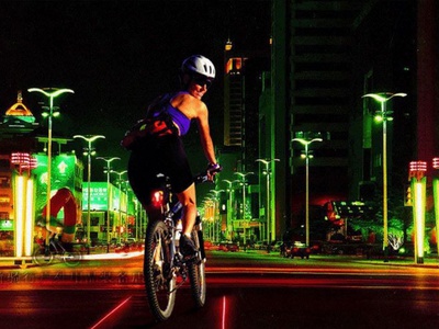 Đèn hậu cảnh báo xe đạp gắn phía sau siêu sáng giúp đạp xe an toàn ban đêm,nhiều chế độ chỉnh 4