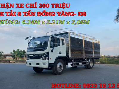 Xe tải 8 tấn Đồng Vàng D8 cabin kép 3