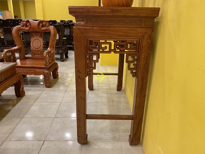 Bàn thờ triện hoa sen hương đá 1.53m   SD209 0