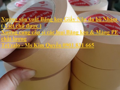 Xưởng sản xuất Băng Keo Giấy Nâu Da Bò - Giá sỉ chất lượng 1