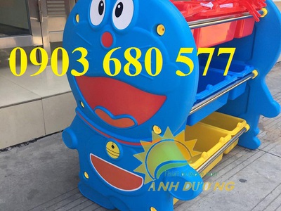 Kệ nhựa để đồ dùng, đồ chơi cho trẻ em mầm non 4