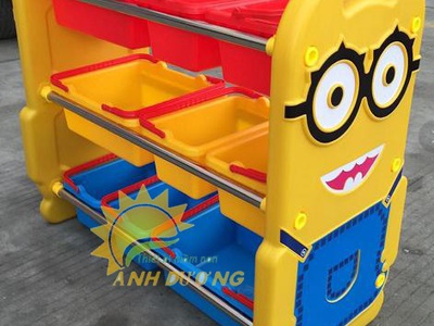 Kệ nhựa để đồ dùng, đồ chơi cho trẻ em mầm non 7