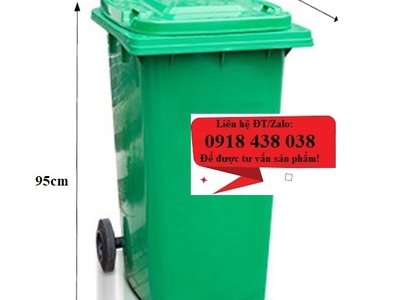 Thùng rác 120 lít, thùng rác nhựa HDPE giá rẻ toàn quốc 2