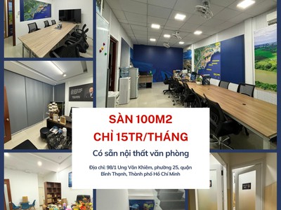 Cho thuê tầng 1   sẵn nội thất văn phòng   sử dụng ngay 0