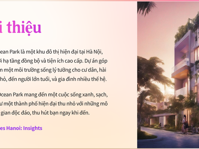An An chuyên cung cấp căn hộ, biệt thự, nhà thương mại tại Vinhomes Ocean Park 1