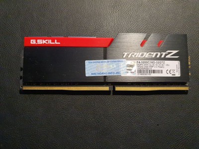Bán ram Gskill TridentZ 16gb DDR4 3200Mhz 0