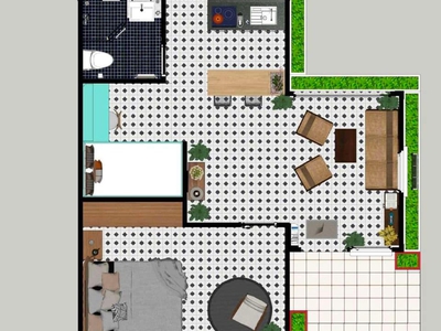 Chính chủ cho thuê căn hộ 2N1K tại phố chùa láng 5300
