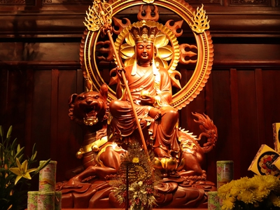 Tượng Chùa - thờ tại gia gỗ - đẹp - cao cấp hàng đầu Việt Nam do Xưởng Phúc Minh tạc 0