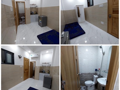 Phòng đầy đủ nội thất vào ở ngay    - chỉ 3 triệu: sạch sẽ, thoáng mát, hẻm lớn, không ngập nước. 0