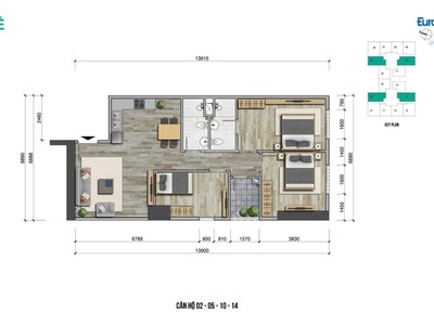Căn hộ 3 ngủ 82m2, full nội thất, hỗ trợ 0/12 tháng, nhận nhà ở ngay. vốn chỉ từ 800tr 2