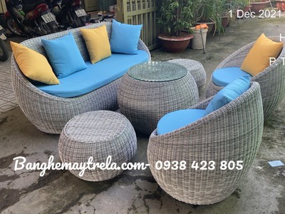Sofa sò mây nhựa 9
