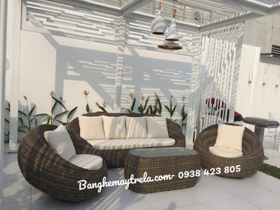 Sofa sò mây nhựa 5