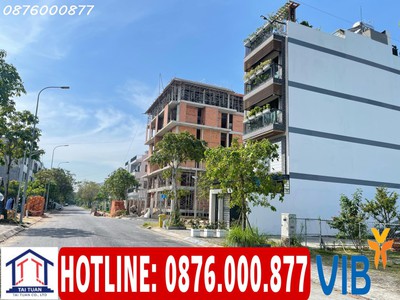 Vib phát mãi lô đất sổ hồng 5,5mx21m lê văn lương nhà bè. mt đường 16m. giá 55 triệu/ m2 2