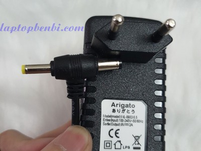 Adapter sạc nguồn 2 đầu 9V -2A dùng cho Tivi box, Camera IP 2