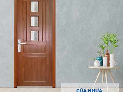 Cửa Nhựa Gía Rẻ Dành Cho Nhà Vệ Sinh 1