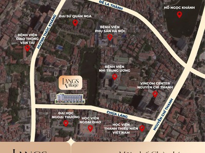 Ra mắt shophouse siêu phẩm 2 mặt tiền Langs Village, 82 Chùa Láng, đối diện Đại học Ngoại thương 1