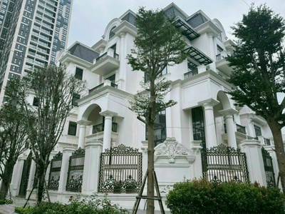 Biệt thự lô góc, view vườn hoa, làng việt kiều châu âu: 200m2, 5 tầng, 1 hầm, mt20m, 48.5 tỷ 0
