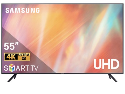 Smart Tivi Samsung Crystal 4K 55 Inch UA55AU7700KXXV Như Mới 0