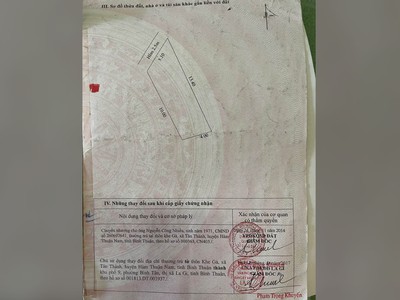 Bán đất có nhà đang cho thuê tại phường bình tân, thị xã la gi, bình thuận 0