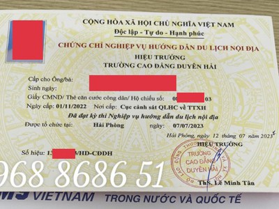 Quy trình đổi thẻ hướng dẫn viên cho người trái ngành 0