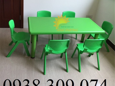 Bàn ghế mầm non, bàn ghế trẻ em, bàn ghế gỗ 3