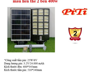 Chuyên phân phối bán buôn đèn năng lượng mặt trời PITI Solar 7