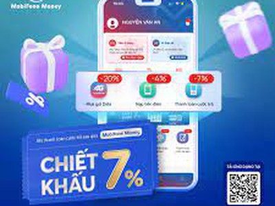 Đầu năm - Thanh toán cước trả sau qua MobiFone Money nhận chiết khấu cực cao 0