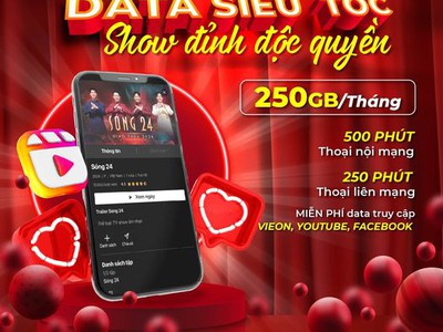 Chơi xuân không lo lắng Data vì đã có 250GB từ gói MFV250 MobiFone 0