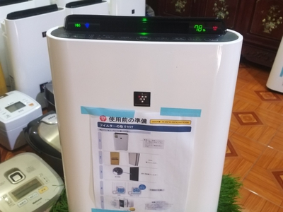 Máy Lọc Không Khí Bù Ẩm Pana Sharp Nội Địa Nhật chu lọc bụi mịn 9