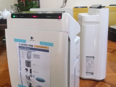 Máy Lọc Không Khí Bù Ẩm Pana Sharp Nội Địa Nhật chu lọc bụi mịn 3