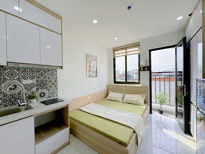 Cho thuê Studio giá 5tr, căn 1 ngủ 1 khách giá 7tr, ngõ 73 Nguyễn Lương Bằng, Đống Đa, Hà Nội. 3