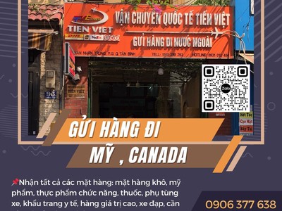 Gửi hàng đi Mỹ, Canada đầu năm 2024 giá rẻ 0