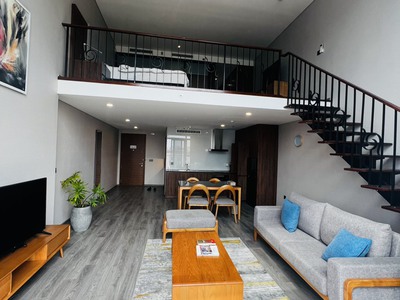 Cho Thuê căn hộ duplex 1 phòng ngủ 2 vệ sinh 76m2 Pent Studio 699 Lạc Long Quân - Tây Hồ - Hà Nội 1