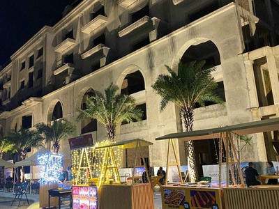 Cho thuê mặt bằng Shophouse 5,5 tầng MT Võ nguyên Giáp QB miễn phí 2 năm -Hộ trợ 100tr nôi thất 2