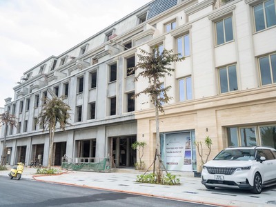 Cho thuê mặt bằng Shophouse 5,5 tầng MT Võ nguyên Giáp QB miễn phí 2 năm -Hộ trợ 100tr nôi thất 1